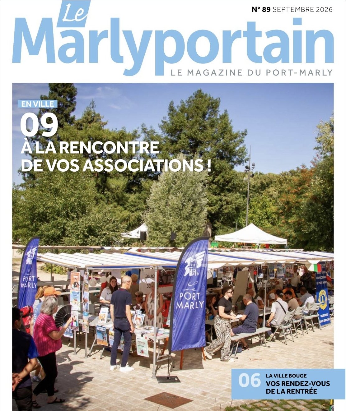 Couverture du magazine Le Marlyportain n°89, septembre 2026